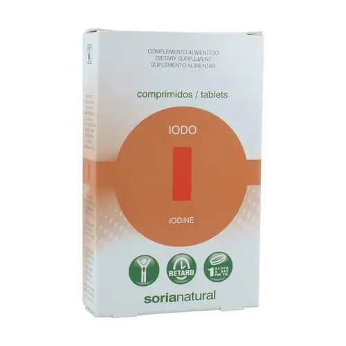 Last Chance Retard Iodine 48 tablets of 200mg Soria Natural