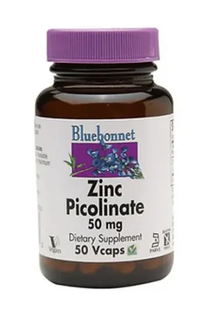 Zinc Picolinate 50 capsules of 50mg Bluebonnet Weekend Sale