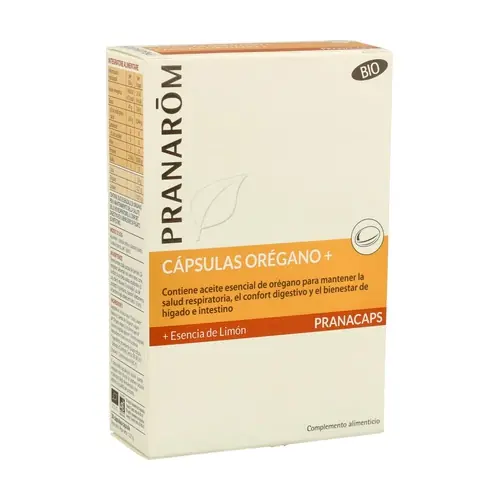 Factory Price Oregano + Lemon Essence Bio 30 capsules Pranarom