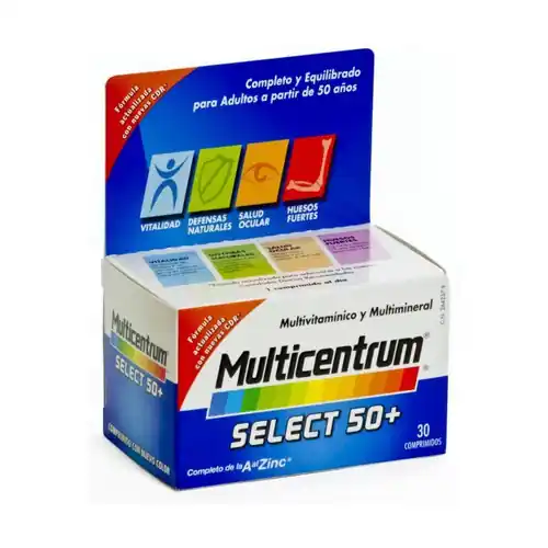 Multicentrum Select 50+ 30 tablets Multicentrum Last Chance