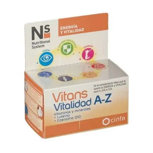 Vitans Vitality A-Z 30 tablets Nutritional System Special Discount