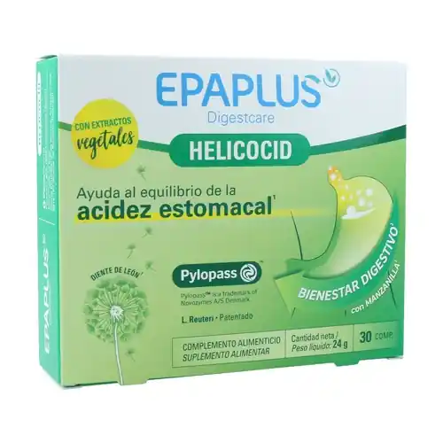 Mega Sale Digestcare Helicocid 30 tablets Epaplus - Peróxidos Farmacéuticos