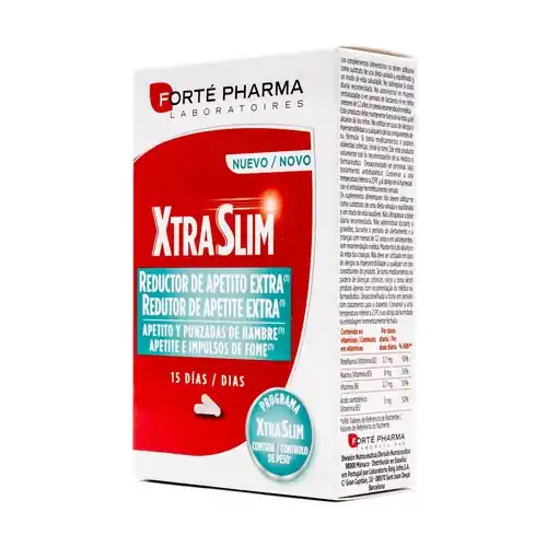 XtraSlim Extra Appetite Reducer 60 capsules Forté Pharma Affordable