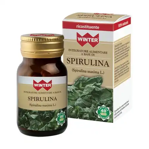 Spirulina 40 capsules Winter Natura Next Day Delivery