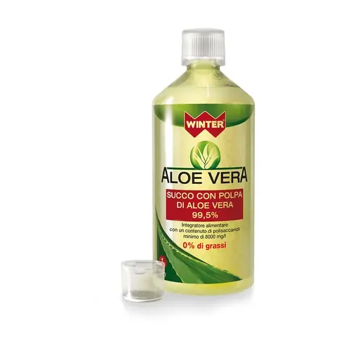 Last Chance Aloe Vera Juice with Aloe Vera Pulp 1 L Winter Natura