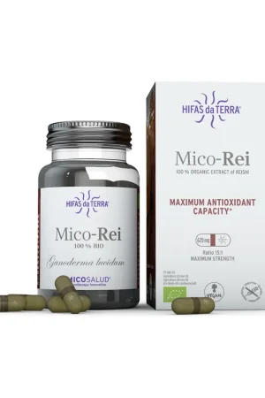 Mico Rei (Ganoderma lucidum) 30 capsules Hifas da Terra Certified