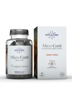 Professional Grade Mico-Cord 30 capsules of 660mg Hifas da Terra