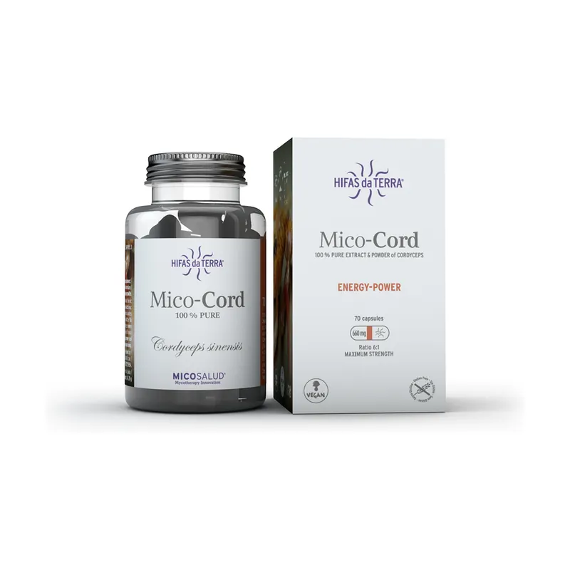 Professional Grade Mico-Cord 30 capsules of 660mg Hifas da Terra