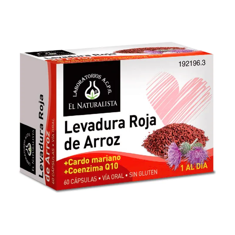 Red yeast rice 60 capsules El Naturalista Weekend Sale