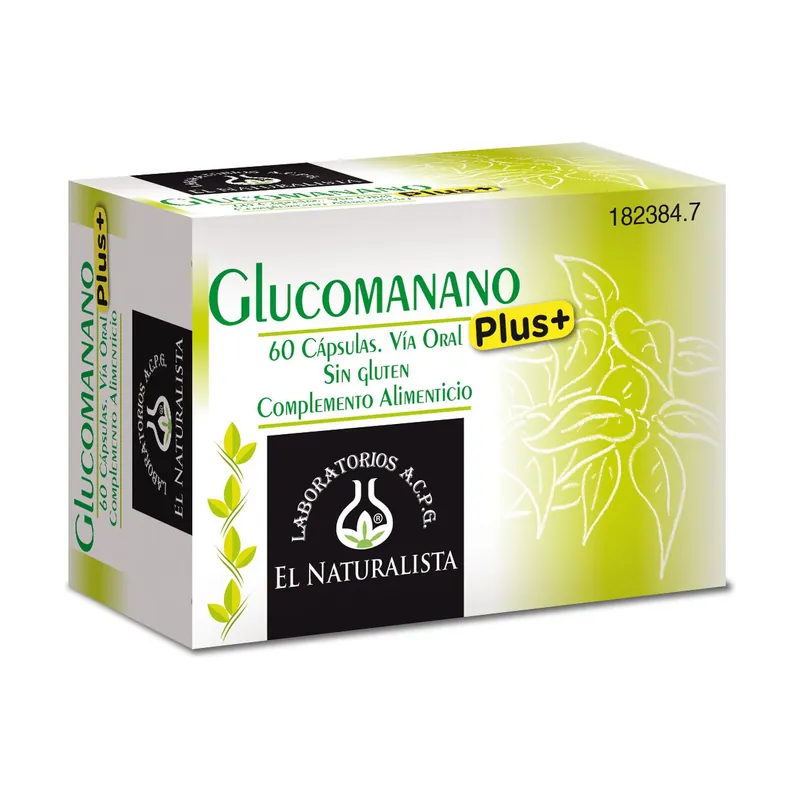 Popular Glucomannan Plus 60 capsules El Naturalista