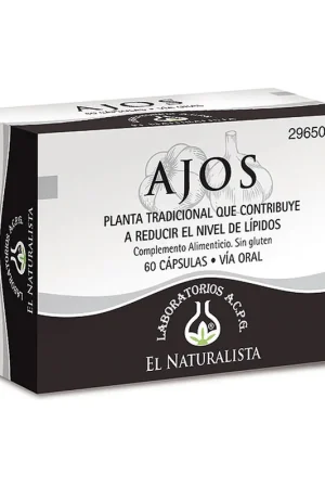 Garlic 60 capsules El Naturalista Fresh Stock