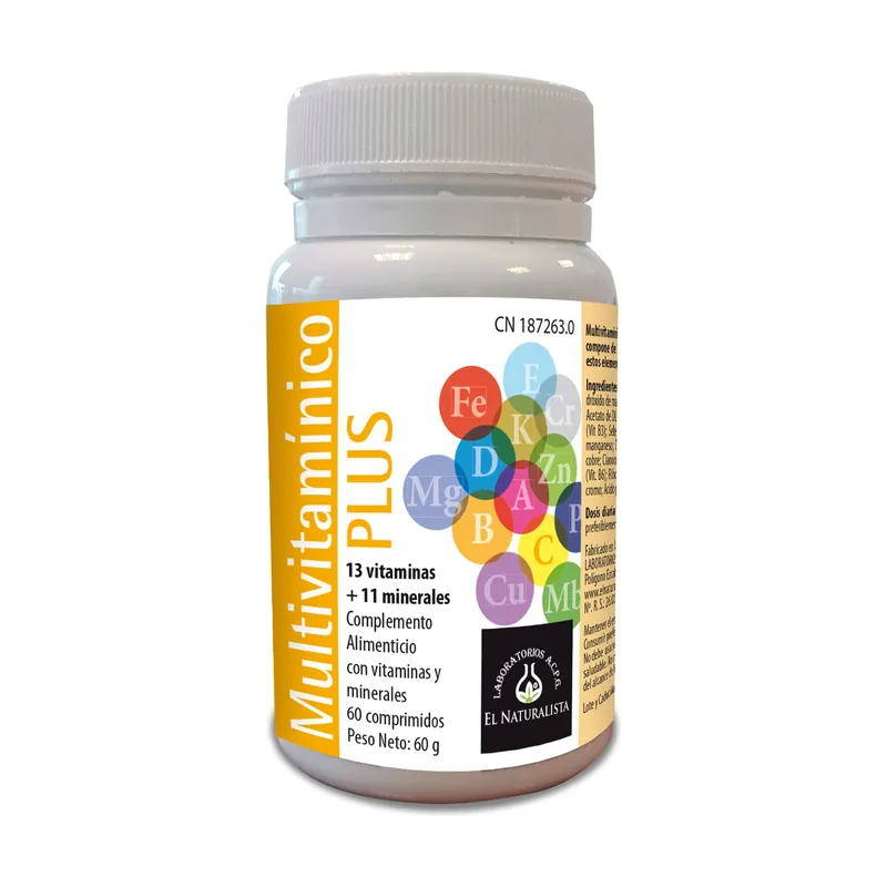 Multivitamin plus 60 tablets El Naturalista Best Choice