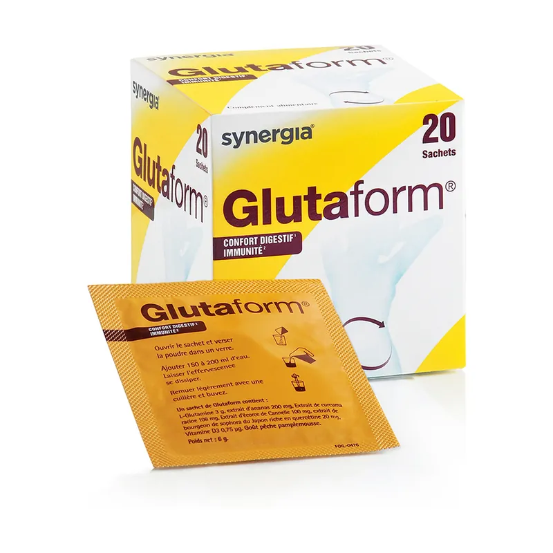 Limited Time Glutaform 20 packets Synergia (FR)