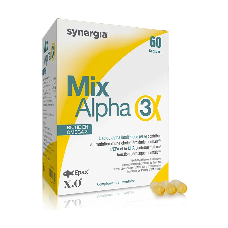 Mix alpha 3 60 capsules Synergia (FR) Super Sale