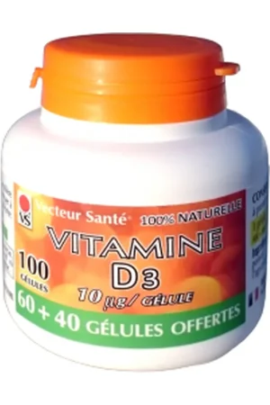 Grab Now vitamine D3 10µg / gélule 60 vegetable capsules Vecteur Sante