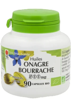 Borage and evening primrose oil 90 capsules Vecteur Sante Cheap