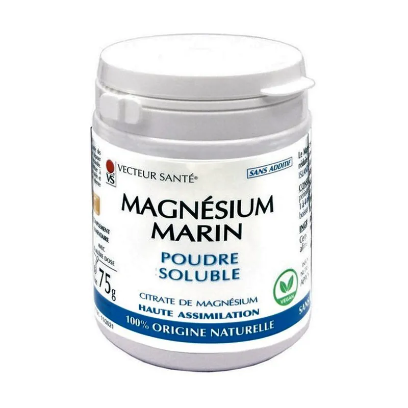 magnà © sium marin poudre soluble 75 g Vecteur Sante Time-Limited