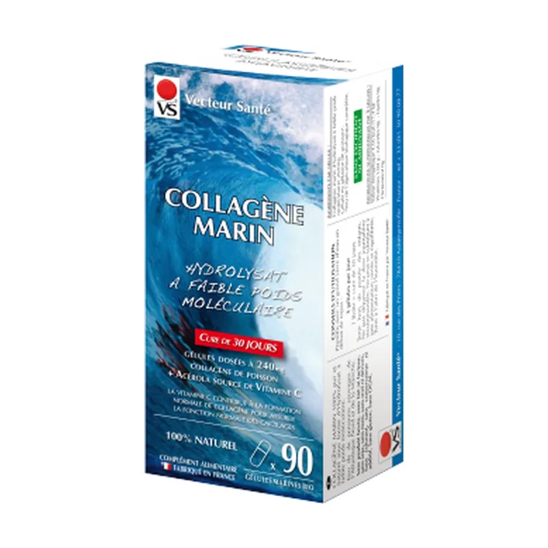 Limited Offer Marine Collagen Capsules 90 capsules Vecteur Sante