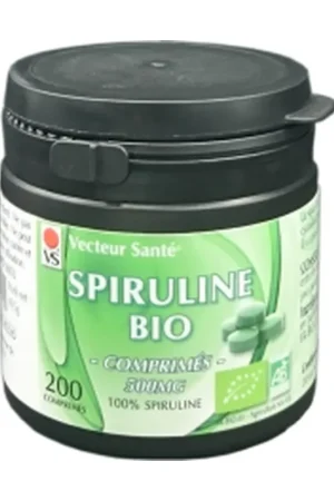 Latest organic spirulina 200 tablets Vecteur Sante