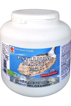 Psyllium blond bio 500 g of powder Vecteur Sante Time-Limited