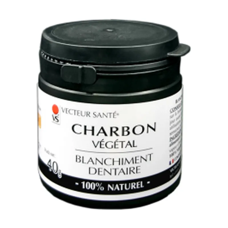 Buy Direct Charcoal teeth whitening 40 g Vecteur Sante