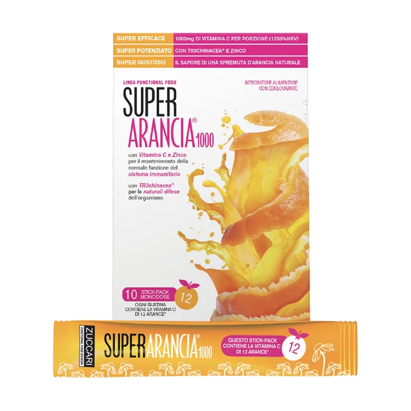 Super Orange 1000 10 packets Zuccari Fresh Stock