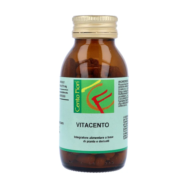 Don't Miss Out Vitacento 100 vegetable capsules of 350mg Centofiori