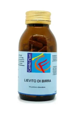 Brewer‘s yeast 100 vegetable capsules of 400mg Centofiori Professional Grade