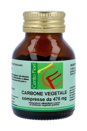 Hassle-Free Returns Charcoal 100 vegetable capsules of 500mg Centofiori