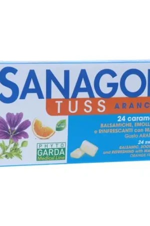 Reduced Price Sanagol tuss orange 24 sweets Phyto Garda