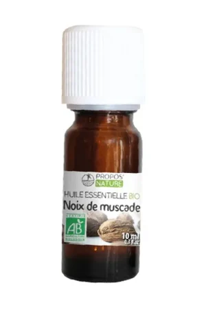 Buy Direct Organic Nutmeg Essential Oil 10 ml of essential oil Propos Nature