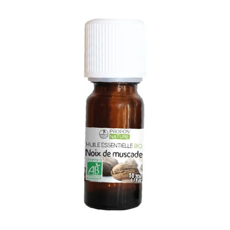 Buy Direct Organic Nutmeg Essential Oil 10 ml of essential oil Propos Nature