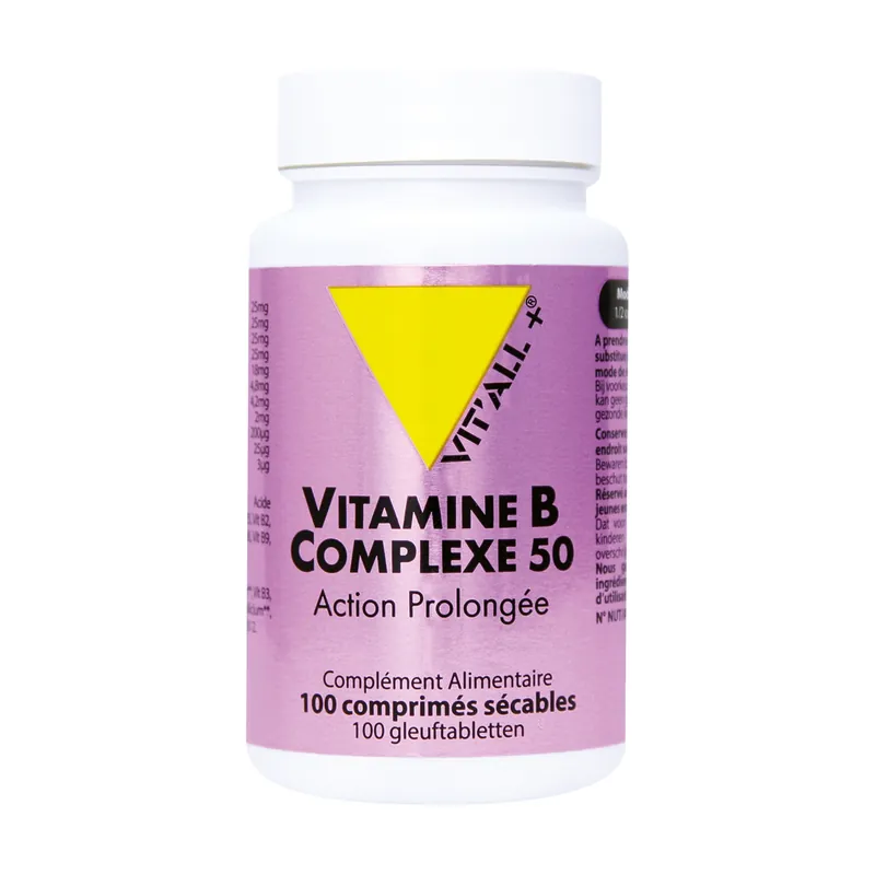 Vitamin B complex 50 100 tablets of 50mg Vitall + High Quality