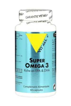 Super Omega 3 1000mg 60 capsules of 1000mg Vitall + Sale