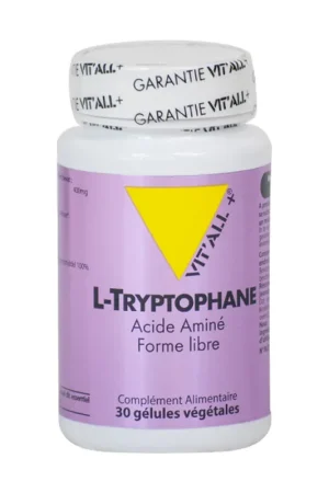 Factory Price L-Tryptophan 400mg 30 vegetable capsules Vitall +