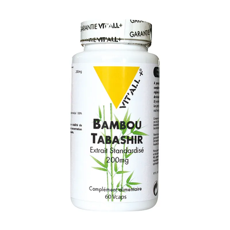 Tabashir bamboo 60 vegetable capsules Vitall + Order Now
