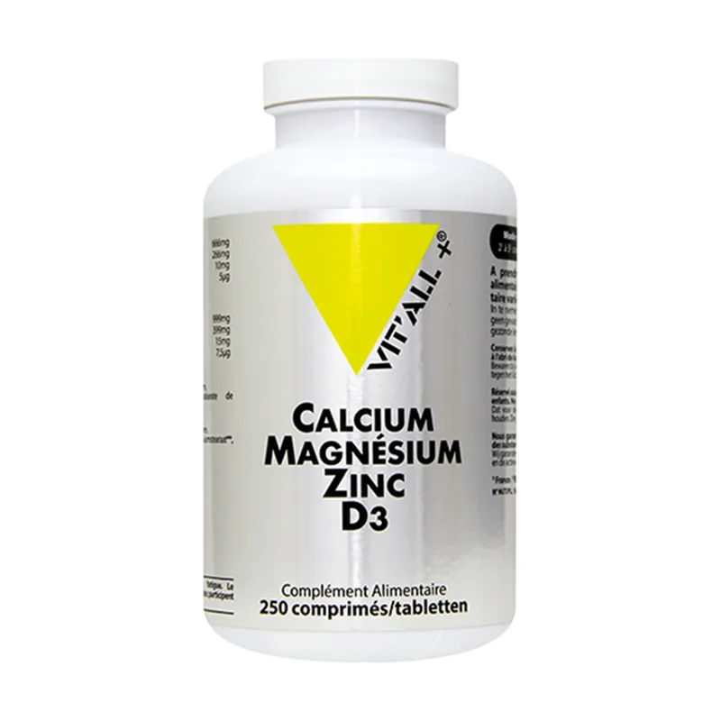 Calcium Magnesium Zinc D3 250 tablets Vitall + Certified