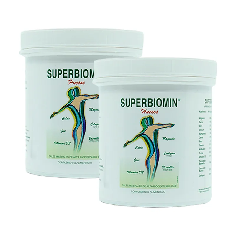 2x Superbiomin Pack 2x425 602mg capsules Biomin Popular