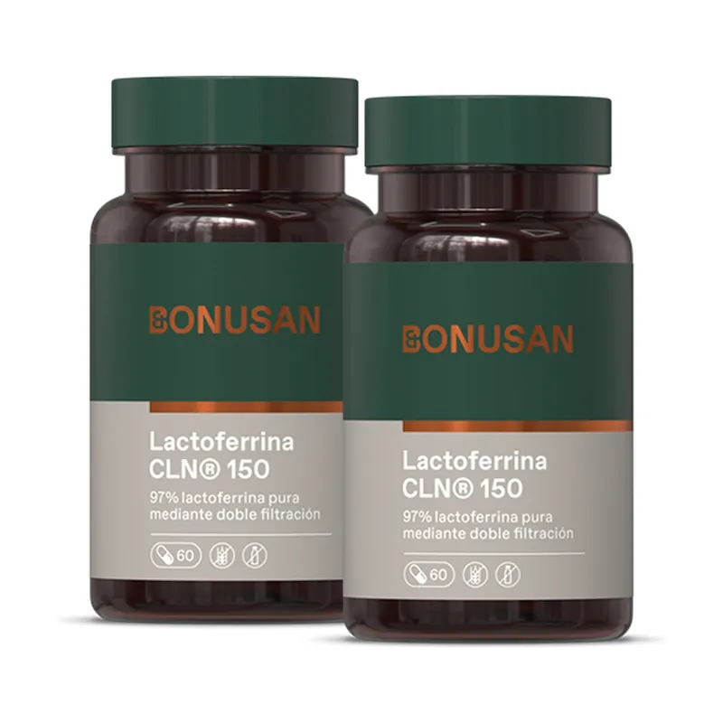 Today Only Pack 2x Lactoferrin 60 capsules (150mg) Bonusan