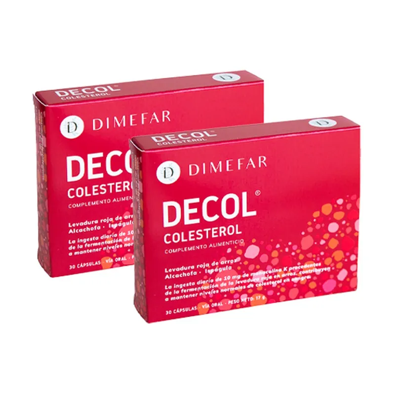 Mega Sale Pack 2x Decol 30 capsules (570mg) Dimefar