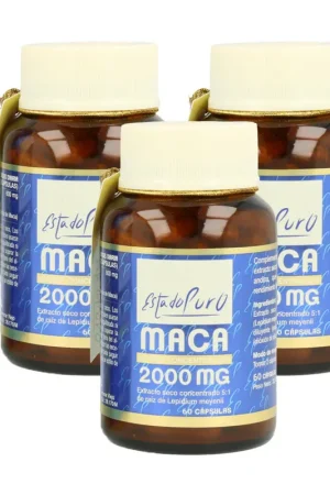 Holiday Sale Pack 3x maca 2,000 mg 3x60 capsules Estado Puro