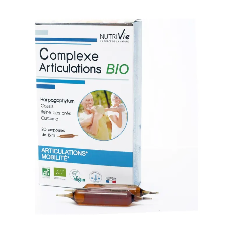Ampoules - Organic Joint Complex 20 units of 15ml Nutrivie Best Seller