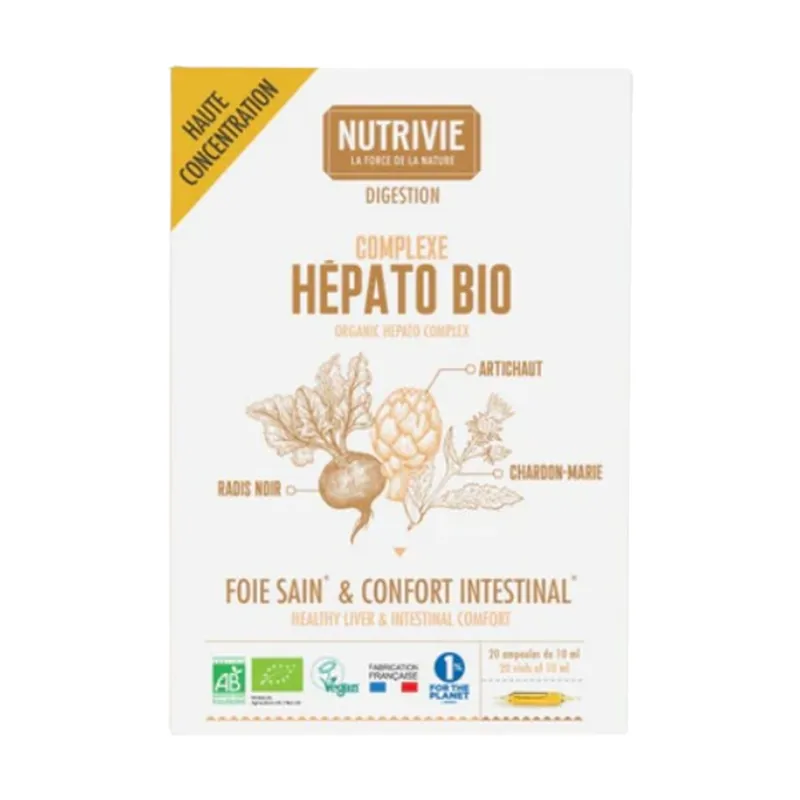 Must Have Organic Hepato Complex Ampoules 20 units of 15ml Nutrivie