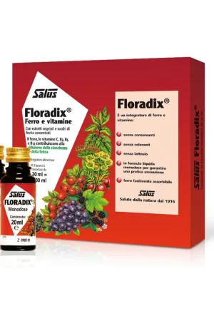 Fresh Stock Floradix 10 vials of 20ml Salus