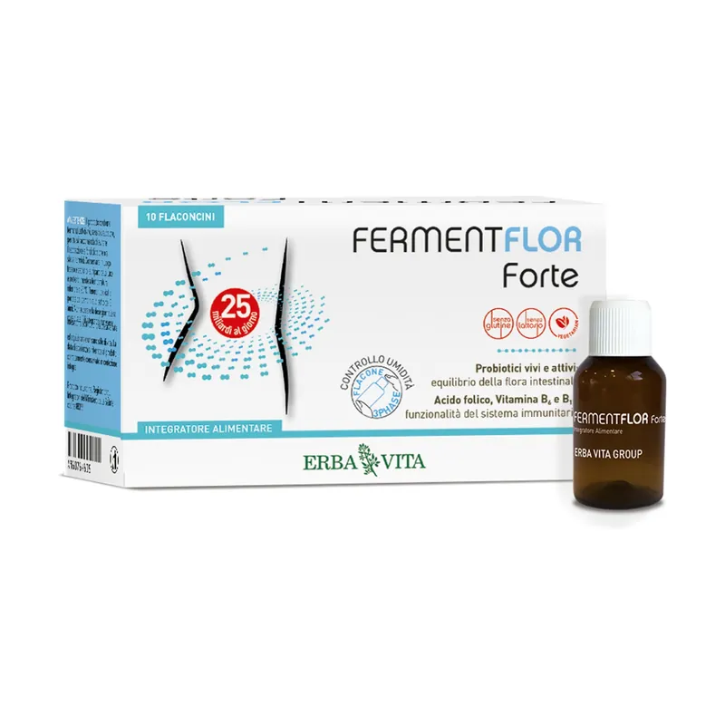 Fermentflor Forte Vials 10 vials of 8ml Erba Vita Seasonal Sale