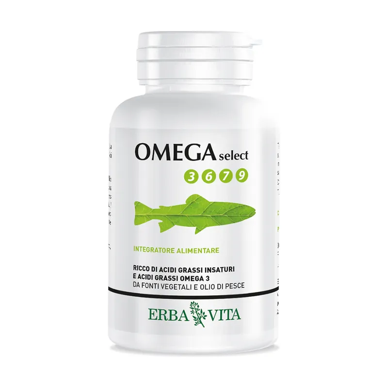 Omega Select 3-6-7-9 120 softgels Erba Vita In Demand