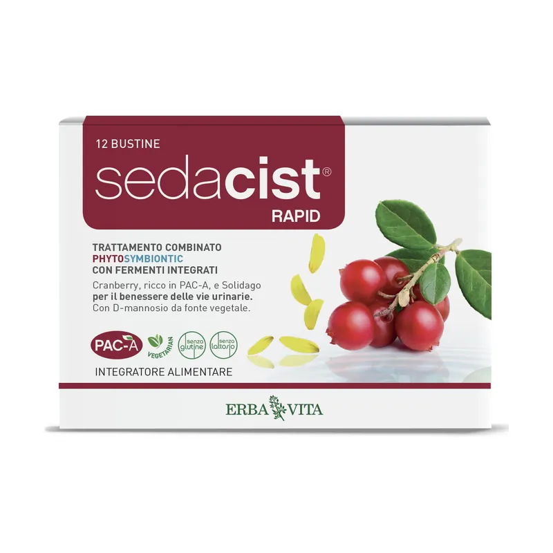 Fan Favorite Sedacist Rapid 6 + 6 12 packets Erba Vita