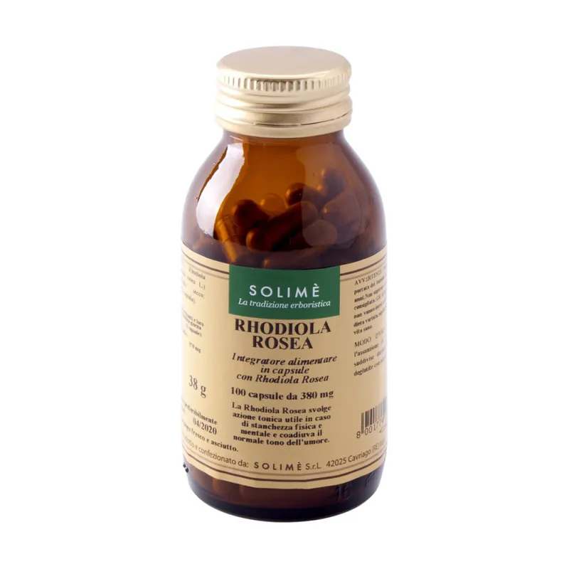 Rhodiola Rosea Supplement 100 capsules of 380mg Solime Clearance
