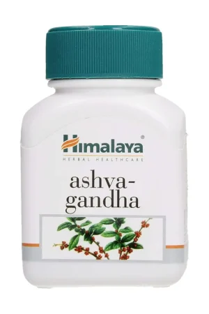 Ashwagandha health stress and efforts 60 capsules Himalaya Herbals Clearance