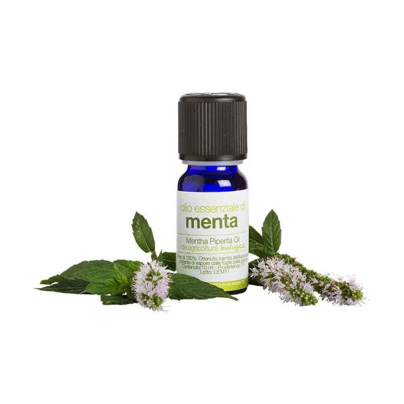 Organic mint essential oil 10 ml of oil La Saponaria Weekend Sale